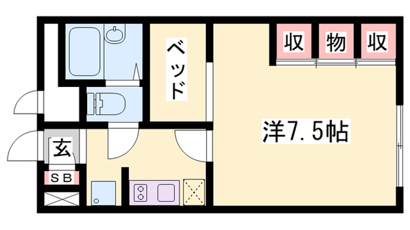 小野駅 徒歩21分 1階の物件間取画像